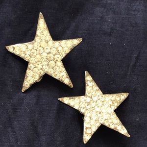 Vintage star earrings